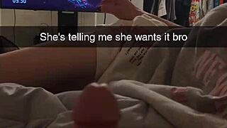 cheating college girlfriend gets fucked on snapchat to pay debt, cucked and creampied