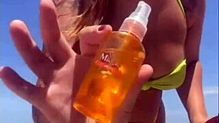 Are you ready for my beach pussy flashing?