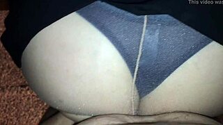 kathy getting intimate in her business skirt with pantyhose