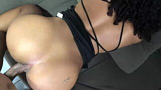 I saw my ex in that black dress and her round ass made me kiss her