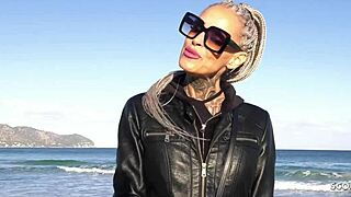 Slim German Milf Tattoos Deepthroat And Fucks At Hotel