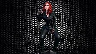 Granny Catwoman licks my pussy hard.