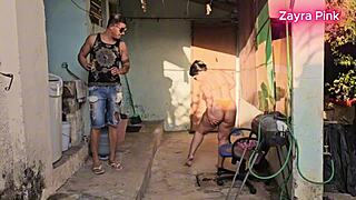 Latina Brunette Fucked In Pousada After Calling Edjunior