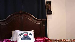 Goth whore receives facial cumshot