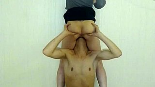 Slave on probation licks pussy intensely