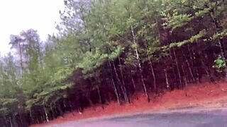 Bold Cunilingus In Forest