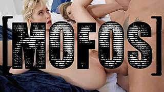 Sharing my boyfriend with Sydney Cole, Brick Danger, and Aidra Fox in a wild surprise birthday threesome by Mofos