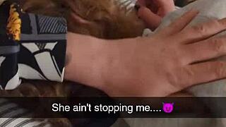 cheating college girlfriend gets fucked on snapchat to pay debt, cucked and creampied