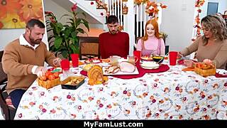 Intense Threesome with Young Duo Letting Nate Cum on Faces and Tits - MyFamLust