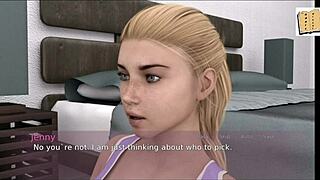 爱和巨乳动漫妹玩三角12！