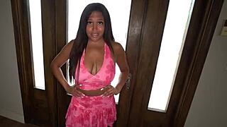 Thick ex-girlfriend lets you slam her tight asshole poolside. Her curvy body and pierced nipples drive you wild!