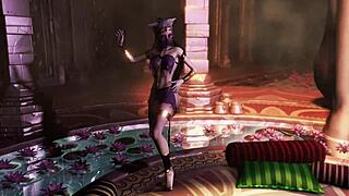 Ever seen a barefoot belly dancer in an oasis?