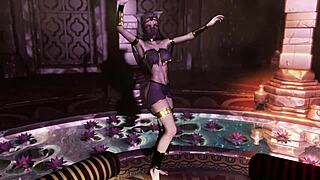 Ever seen a barefoot belly dancer in an oasis?