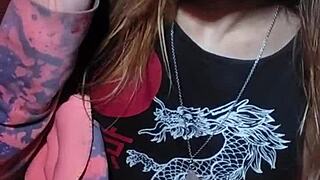 Bonneyuwu playing with 3 lollipops in sexy solo tease. Can't look away from her!