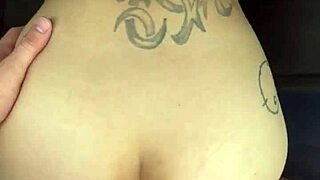 busty hooker rides cock reverse cowgirl in car.