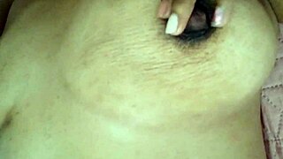 Spoiled Stepmom Rubs Her Itchy Clit with Big Tits