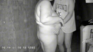 Camera de Escondida Grava Madrasta Fudendo com Enteado em Beco