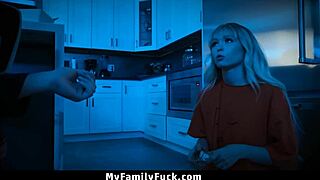 Stepbrother Fucks Stepsister's Tight Pussy After Blackmail