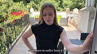 She can't forget my touch and returns, cheating on boyfriend in bedroom