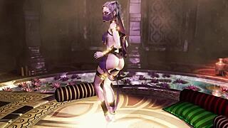 Ever seen a barefoot belly dancer in an oasis?