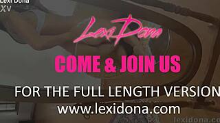 Lexidona Stuns with Mirror Tease in Homemade Clip
