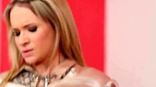 Spunky Slut Soaked in Wild Watersports with Huge Cock