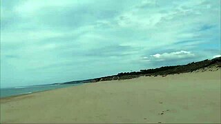 Guy Spills Milk on Nude Beach!