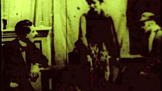 hey, this granny looks damn fine for her age in retro style!