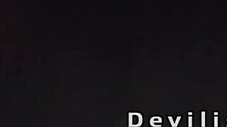 muscular stud gets sucked before banging sexy blonde babe hard. intriguing twist in wild session.