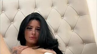 Horny British Exchange Student Fucks Herself with Intense Passion