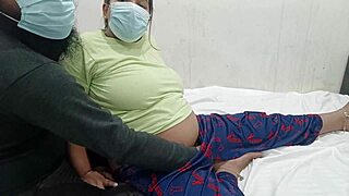 Female student seduces teacher with big natural tits.