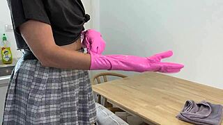 veronika gets fucked in latex and pantyhose