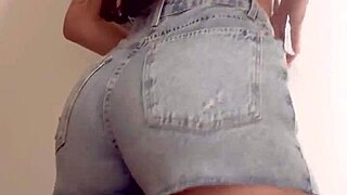 Latina couple gives hot POV blowjob by the pool