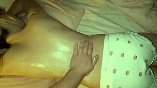 Arrogant teen 18+ maid demands full-body massage from boss