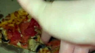 Wild teen 18+ stuffs pussy with ice cream and chocolate!