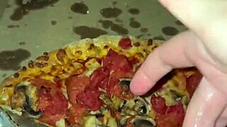 Wild teen 18+ stuffs pussy with ice cream and chocolate!