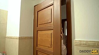 Mature step dad seduces blond girlfriend early morning in czech fantasy