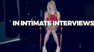 hot inked babe visits gloryhole to suck cock deep