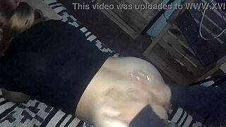 Bent Over Babe in Leggings Gets Penis Rubbed Doggy Style POV!