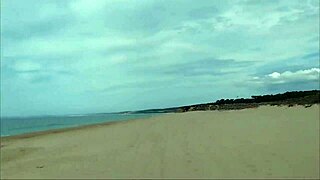 Guy Spills Milk on Nude Beach!