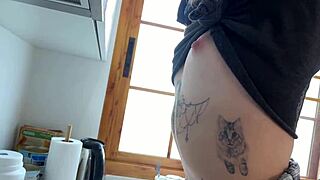 veronika gets fucked in latex and pantyhose