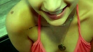 I tease Sadira hotwife in the bathroom with my big cock