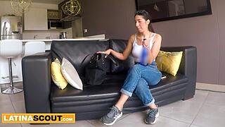 Amateur 18Yo Latina Stripped And Pounded Rough In First Time Casting