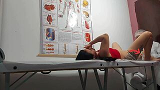 the gynecologist says, 'i'm going to finger your ass and fuck you'