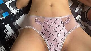 love it when she teases me by touching herself