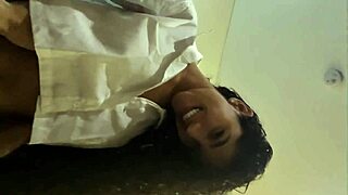 Young cute Colombian Latina with big natural ass bangs skinny blonde in rough interracial action