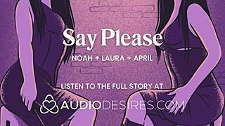 femdom disciplines submissive boyfriend give us an orgasm if you want to cum real amateur couple threesome