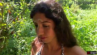 Hottie Sucks Dick On Public Beach, Walks With Cum On Face