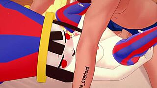 pomni in towel wants to fuck hentai style 😏