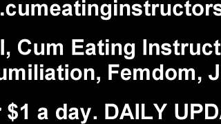 edge yourself to an orgasm and shoot it in your mouth